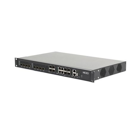 HiOSO FTTH  EPON OLT 8 PON OLT 4SFP GE 4 Combo Dual Power Supply Support Other Brand ONU ONT
